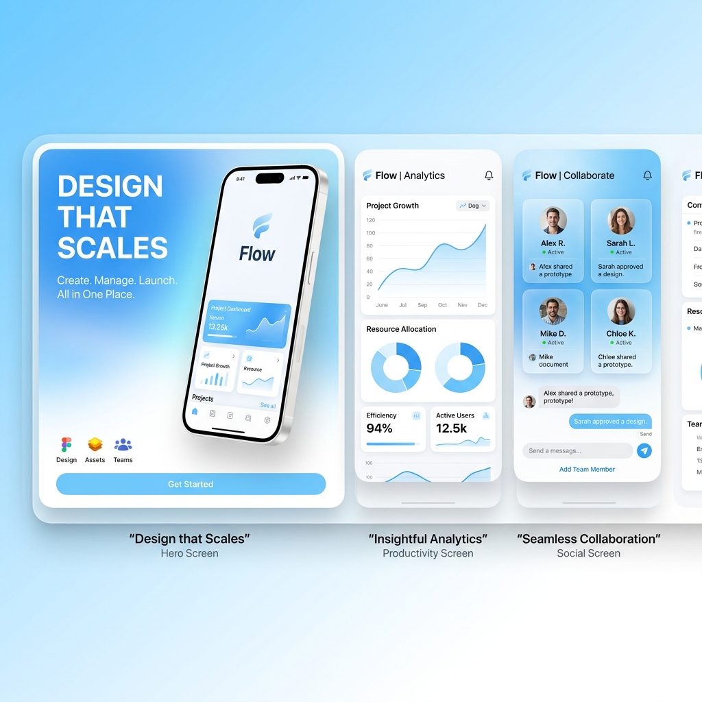 AppSnaps Blue Premium Gallery